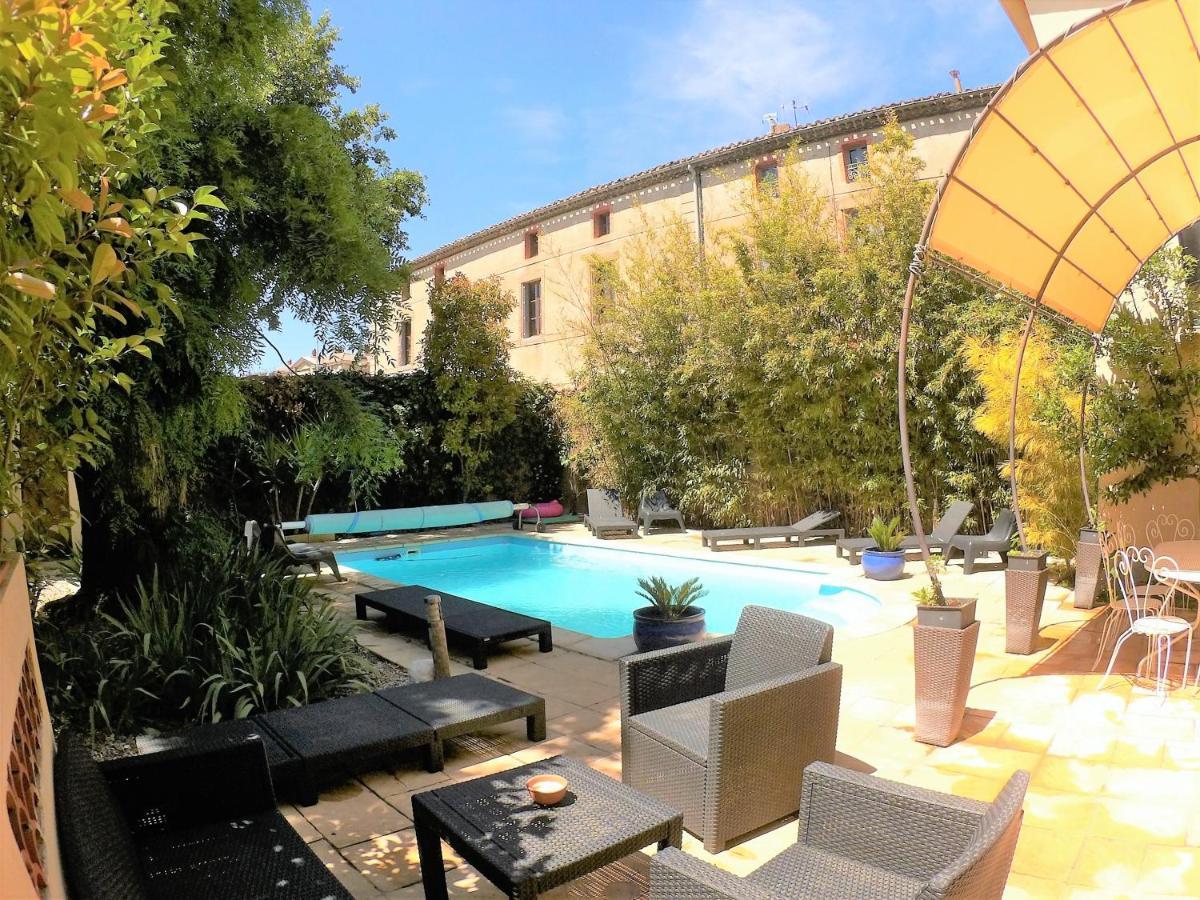 La Villa Carcassonne, Cite 8 Min A Pieds, Clim, Piscine, Full Wifi, Borne 7,5Kw, Velo Elect, Parking Prive Exterior foto